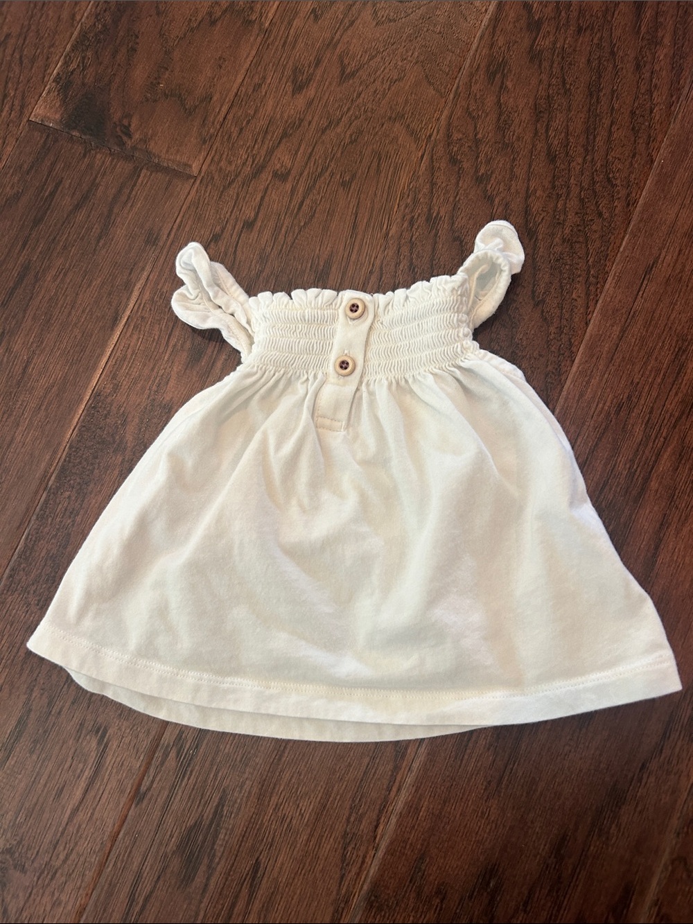 Baby Gap White Button Front Top